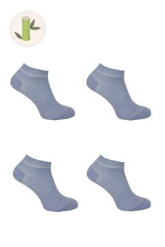  Sneakersokken Dames Sokken Bamboe Sokken Dames 4 paar lila