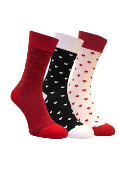  Sokken met print Cool Socks La Pèra Hartjes Sokken 3 paar